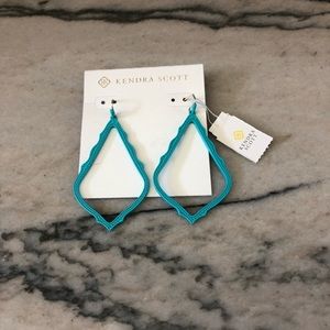 NWT Kendra Scott Aqua Sophee Earrings